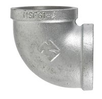 (image for) 1 in. FPT x 1 in. Dia. FPT Galvanized Malleable Iron