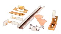 (image for) 48 in. Bi-Fold Door Hardware Set with Galvanized Track