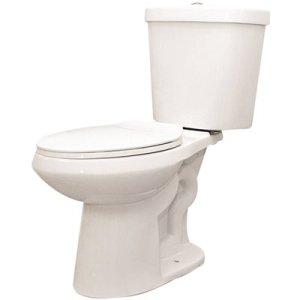 (image for) 1.1/1.6 GPF Dual Flush High Efficiency Elongated Toilet in White