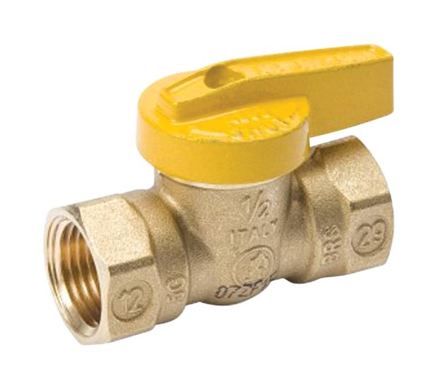 (image for) 1/2 in. Brass Threaded Gas Ball Valve
