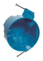 (image for) 2-1/4 in. Round Polycarbonate Electrical Box Blue