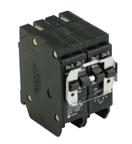 (image for) 20/30 amps Plug In 4-Pole Circuit Breaker Eaton Cutler-Hammer