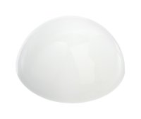 (image for) 6.518 in. H x 2-3/8 in. W Rubber White Wall Door Stop Mounts