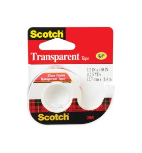 (image for) 1/2 in. W X 450 in. L Transparent Tape