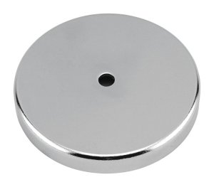 (image for) .44 in. Ceramic Round Base Magnet 95 lb. pull 3