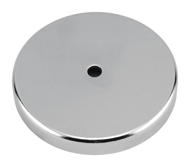 (image for) .44 in. Ceramic Round Base Magnet 95 lb. pull 3