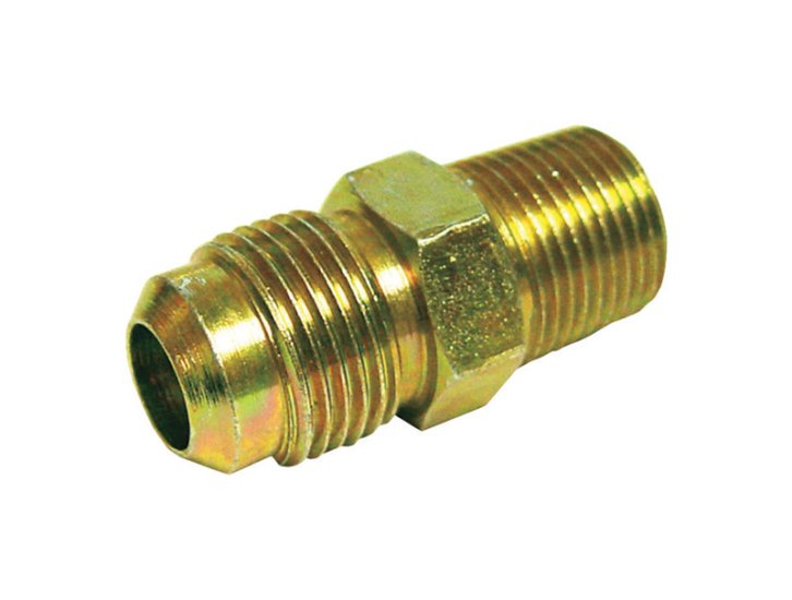 (image for) 3/4 in. Flare x 3/4 in. Dia. MPT Brass Connector