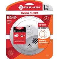 (image for) 10 Year Battery-Powered Ionization Smoke Detector 1 pk