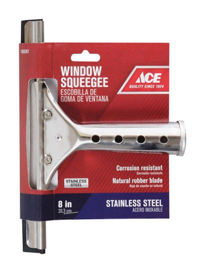 (image for) 8 in. Stainless Steel Window Squeegee