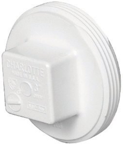 (image for) Schedule 40 3 in. MPT PVC Clean-Out Plug