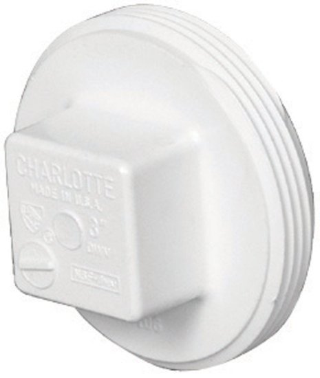 (image for) Schedule 40 3 in. MPT PVC Clean-Out Plug