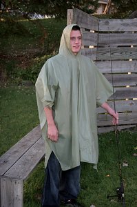 (image for) Green Vinyl Rain Poncho