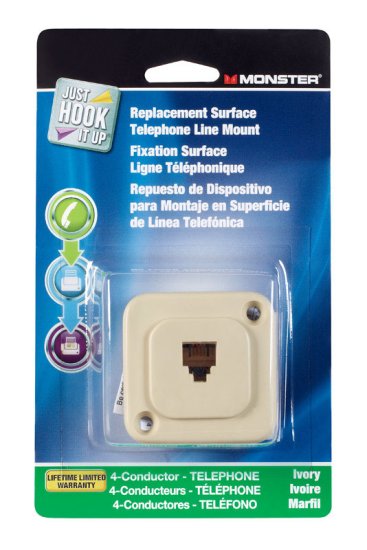 (image for) 1-Jack Phone Jack Surface-Mount