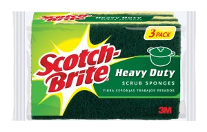 (image for) Scotch-Brite Heavy Duty Sponge For Pots and Pans 4.5 in. L 3 pk
