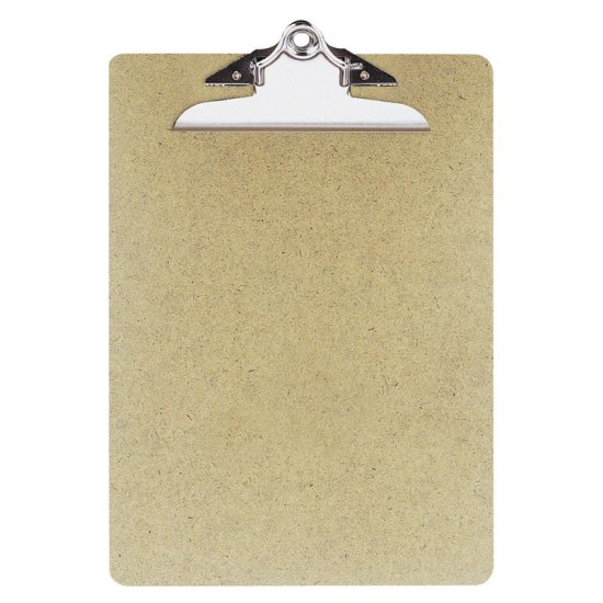 (image for) 9 in. W x 12.5 in. L Recycled Hardboard Clipboard
