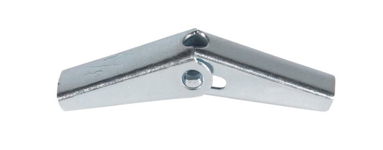 (image for) 1/8 in. Dia. x 2 in. L Truss Steel Toggle Bolt 50 pk