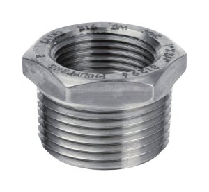 (image for) 1/2 in. MPT x 1/4 in. Dia. FPT Stainless Steel Hex