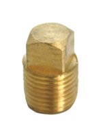 (image for) 1/8 in. MPT Brass Square Head Plug