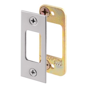 (image for) 2.75 in. H X 1.125 in. L Satin Nickel Steel Deadbolt Strike