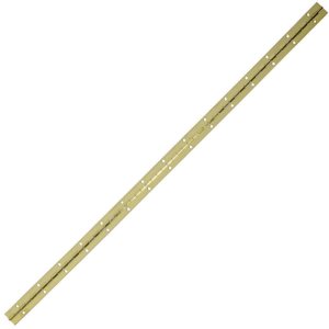 (image for) 1 in. W x 30 in. L Bright Brass Brass Continuous Hinge 1 pk