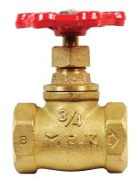 (image for) 3/4 in. 3/4 in. Brass Stop Valve