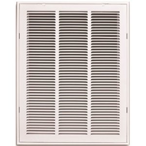 (image for) 14 in. x 20 in. White Stamped Return Air Filter Grille with Remo