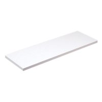 (image for) 12 in. H x 12 in. W x 48 in. D White Particleboard/