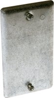 (image for) Rectangle Steel 1 gang Box Cover