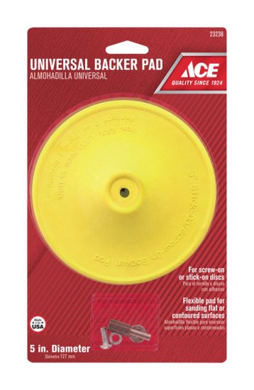 (image for) 5 in. Dia. Plastic Backing Pad 1/4 in. 3000 rpm 1 pc.