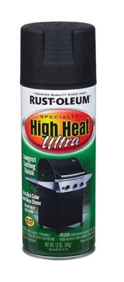(image for) Specialty Semi-Gloss Black Ultra High Heat Spray 12 oz.