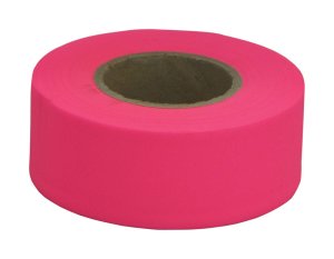 (image for) 150 ft. L x 1.2 in. W Polyvinyl Flagging Tape Fluore