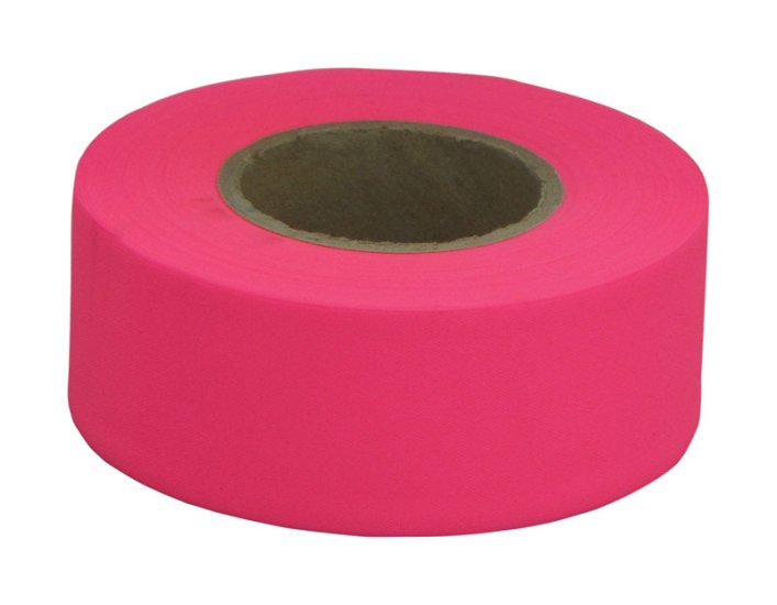 (image for) 150 ft. L x 1.2 in. W Polyvinyl Flagging Tape Fluore