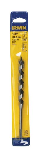 (image for) 1/2 in. Dia. x 7.5 in. L Auger Bit Carbon Steel 1 pc.