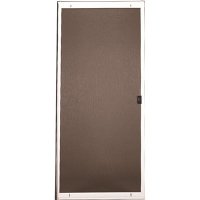 (image for) Adjustable Patio Screen Door, White, 30 in. x 78 in.