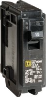 (image for) HomeLine 15 amps Plug In Single Pole Circuit Breaker