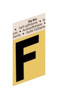 (image for) 1-1/2 in. Black Aluminum Self-Adhesive Letter F 1 pc.