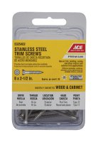 (image for) No. 8 x 2-1/2 in. L Star Flat Trim Head Trim Screw 35 pk