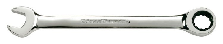 (image for) GearWrench 17 mm 12 Point Metric Combination Wrench 8.89 in. L 1