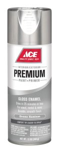 (image for) Premium Gloss Chrome Aluminium Enamel Spray Paint 12 oz.