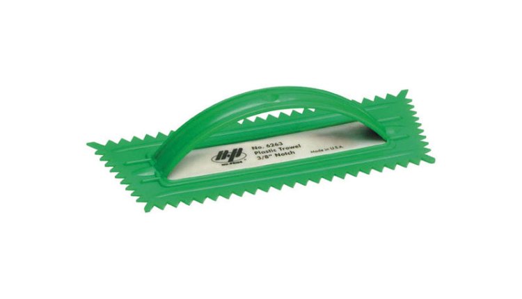 (image for) QLT 4-1/4 in. W Plastic Notched Trowel