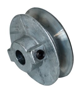 (image for) 5 in. Dia. Zinc Single V Grooved Pulley