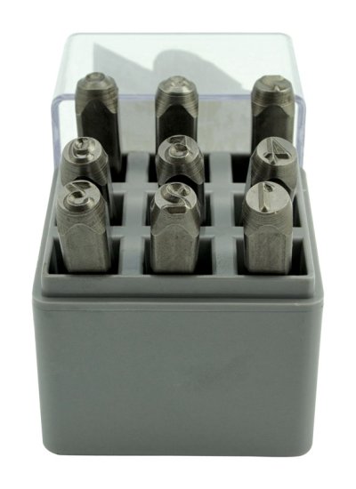 (image for) 1/4 in. Number Stamp Set 9 pc.