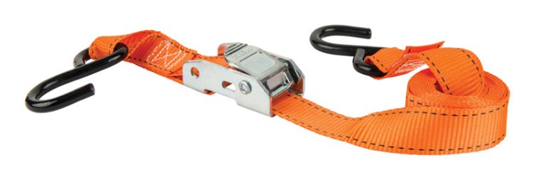 (image for) 1 in. W x 6 ft. L Orange Tie Down Strap 300 lb. 4 pk