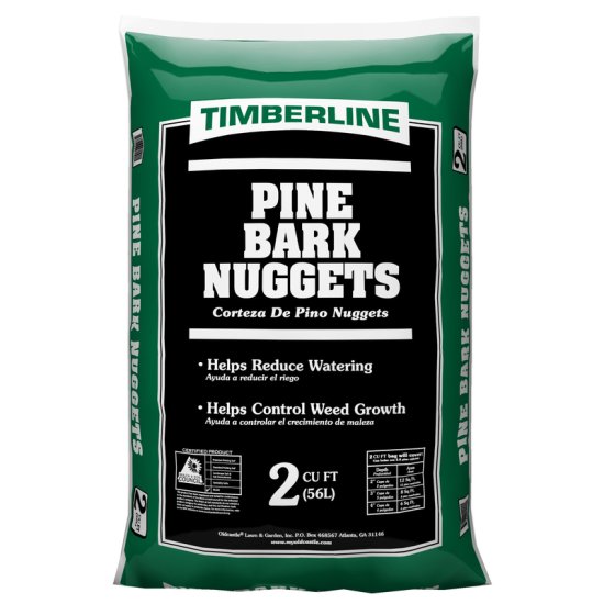 (image for) Timberline Natural Pine Bark Nuggets 2 cu ft