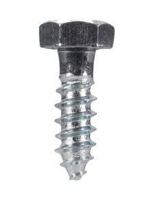 (image for) 5/16 in. x 1 in. L Hex Zinc-Plated Steel Lag Screw 100 p