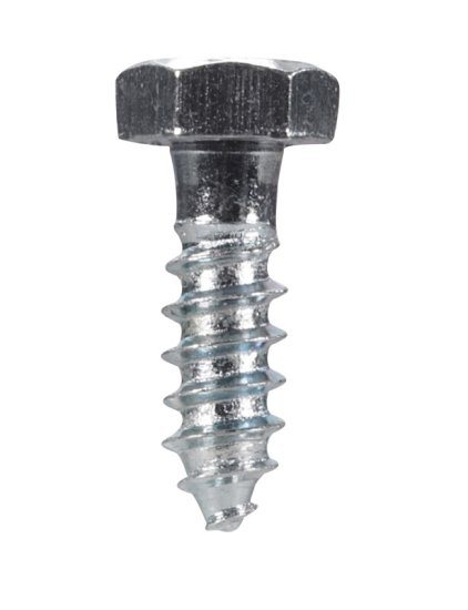 (image for) 5/16 in. x 1 in. L Hex Zinc-Plated Steel Lag Screw 100 p