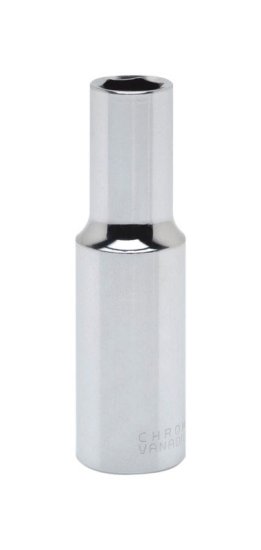 (image for) Crescent 21 mm X 1/2 in. drive Metric 6 Point Deep Socket 1 pc