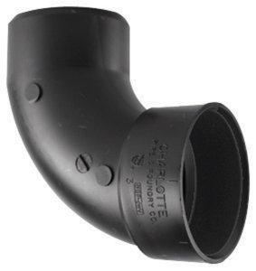 (image for) 4 in. Hub x 4 in. Dia. Spigot ABS 90 Degree Elbow
