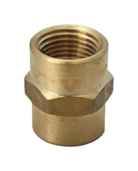 (image for) 1/2 in. FPT x 1/4 in. Dia. FPT Brass Reducing Coupling