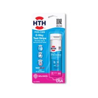 (image for) HTH Pool Care Strips 6-Way Test Strips 1 bottle